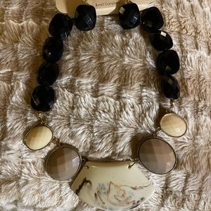 Necklace and earring large beads set